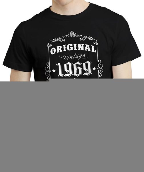 

50th birthday, born in 1969 retro style vintage limited edition t-shirt brand clothing 2019 summer male fitness funny t shir