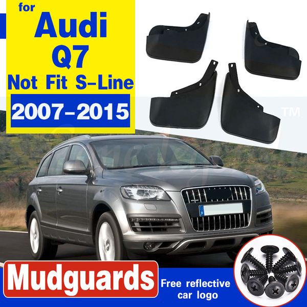 

fit for audi q7 2007 2008 2009 2010 2011 2012 2013-2015 mudflaps mud flap splash guard mudguards fender 4pcs set accessoires