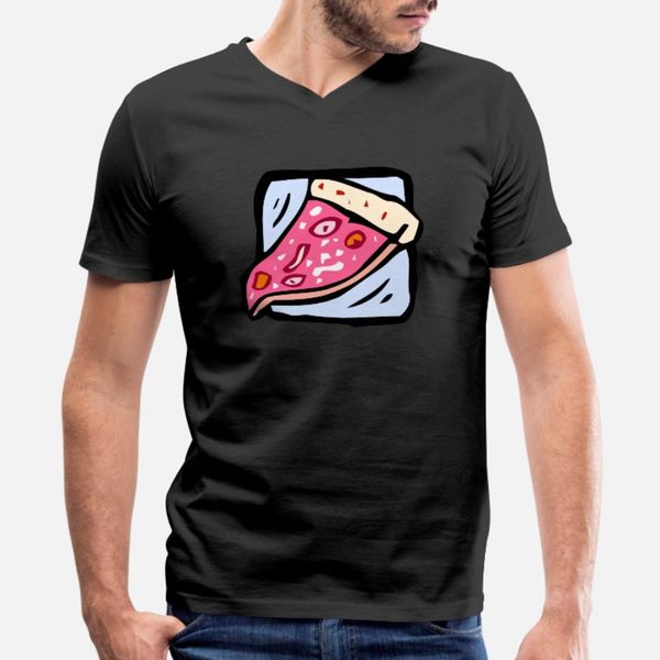 

food and drink icon pizza t shirt men designing tee shirt s-xxxl letters fitness new fashion summer slim shirt