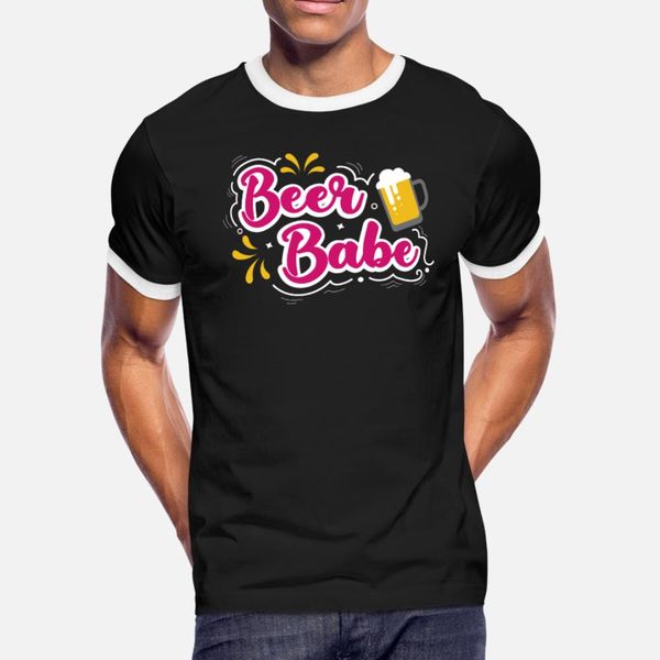 

пиво babe тенниска мужчины designs футболка s-xxxl gents graphic юмор весна осень оригинал рубашка