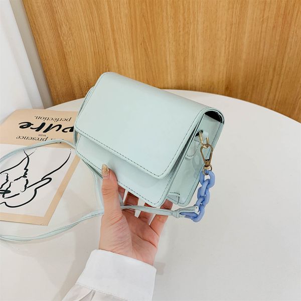 

bag girl 2020 new pure color simple wild korean simple casual girl messenger shoulder bag ladies hand bags luxury