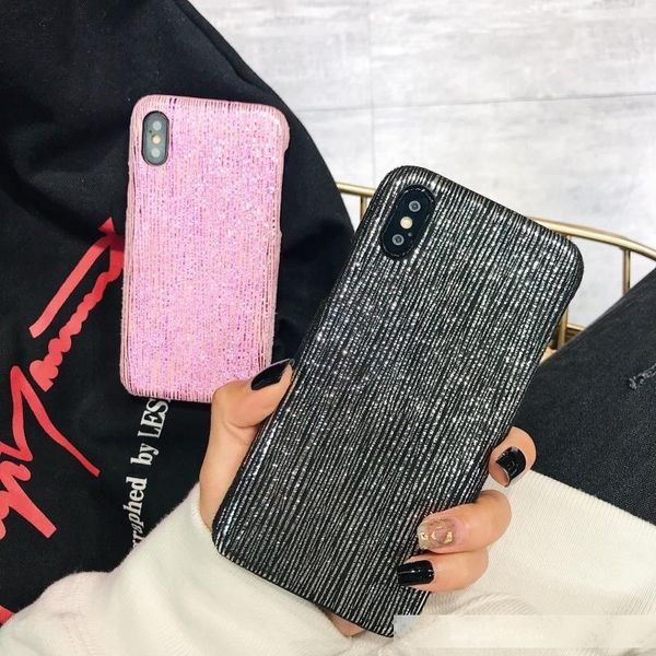 

luxury simple meteor satin pattern hard phone case for iphone x case 7 7plus 8 8plus 6 6s plus 6plus back cover