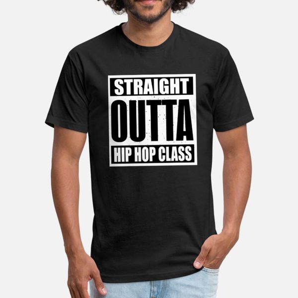 

straight outta hip hop класса футболки рубашки мужчины персонализированные 100% хлопок o шея подходят интересные повседневный summer style f