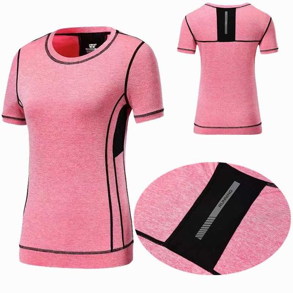 

women yoga shirts clothing for sport jerseys fitness short sleeve t shirt gym running exercises quick dry tees female yoga, White;red