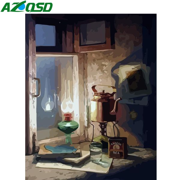 

стены искусства картина числа декорация diy 40x50cm без рамки ручной работы подарок рисовать по номеру лампы акриловые краски дети стены иск