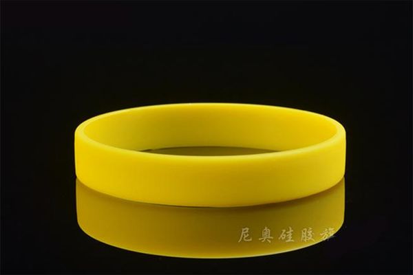 

silicone bracelet wristband signature jelly bracelets sports bracelet, Black