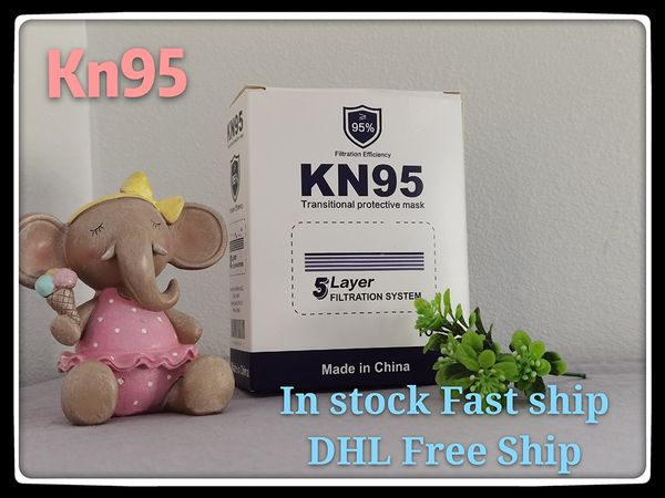 

kn95 face mask 5-layer respirator filter anti-pollution PM2.5 half face mask adult dust-proof industrial mask (10PCS) in stock