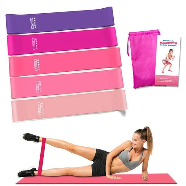 

yoga training fitness gum exercise gym strength resistance bands pilates sport rubber fitness bands crossfit workout equipment