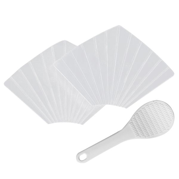 

3pcs seawead maker transparent mat pp hand rolled sushi mold kitchen with scoop