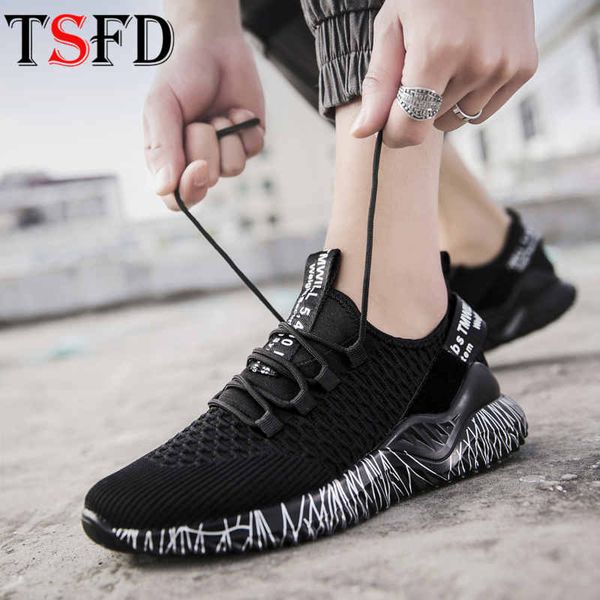 

big size women sport sneakers lace up women's running shoes low woman shoe sports summer mesh walking shoe black trainers q6