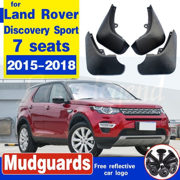 

mudflaps mud flap fit for land rover discovery sport 7 seats 2015-2018 splash guard mudguards front rear fender car accessoires