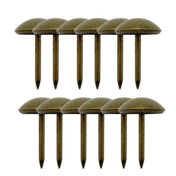 

100pcs home furniture wood door antique bronze hardware smooth upholstery nail