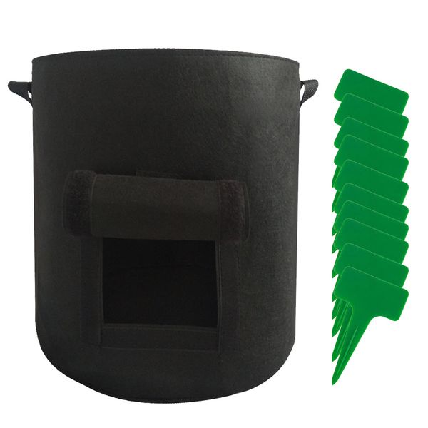 

vegetables fruits garden planter with handles plant containers potato grow bags