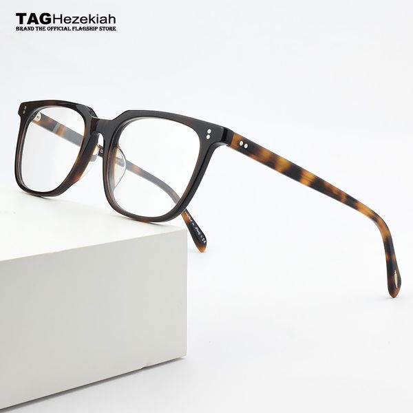 

2020 new brand square eyeglasses women optical glasses frame men vintage myopia prescription transparent spectacle frames ov5031, Black