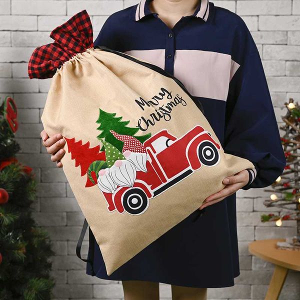 

merry christmas gifts bag for children candy apple bags happy new year festival decoration home ornaments big size party supply