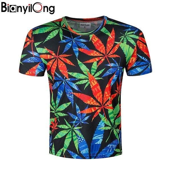 

t -shirts man 's t -shirt clothing woman maple leaf natural scenery 3d print shirts plus size oversized comics men clothing