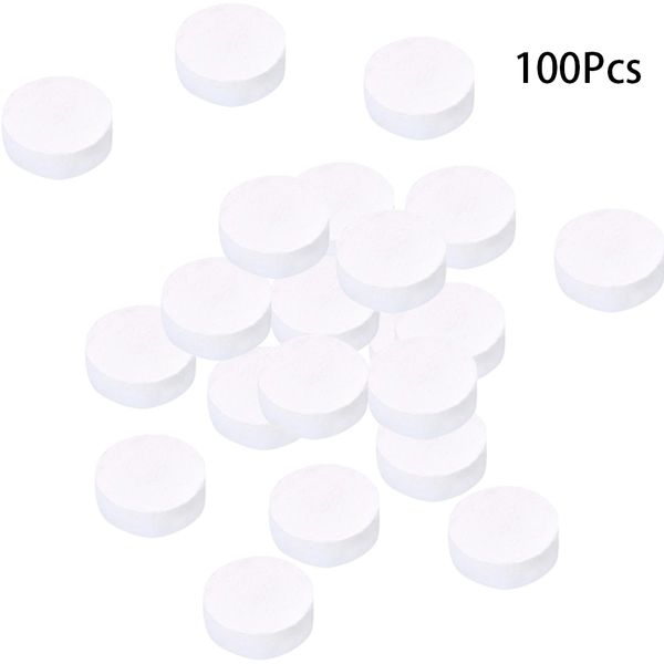 

100pcs mini portable l disposable use compressed towel makeup magic tissue, White
