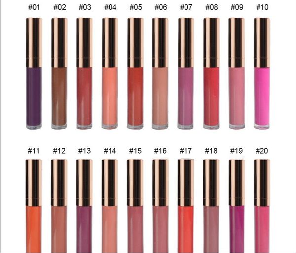 

wholesale make-up cosmetics beauty makeup new 30 color lip gloss waterproof non-stick cup spot lip glaze no logo lipstick custom