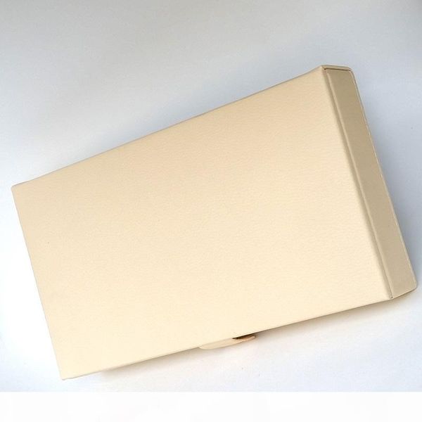 

pu leather jewelry display boxes for pandora charm beads pendants silver bracelet necklace packaging box gift, Black;white