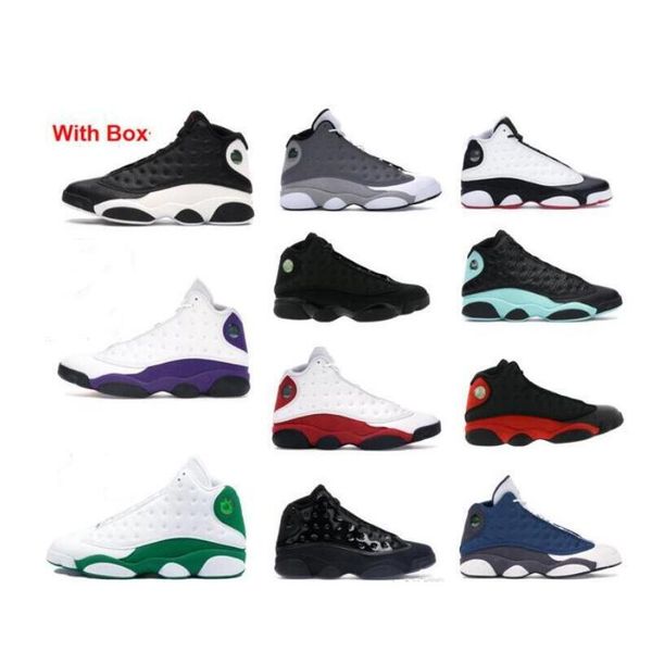 

with box basketball shoes 2020 flint reverse he got 13 13s black cat bred ray allen pe atmosphere grey men sneakers