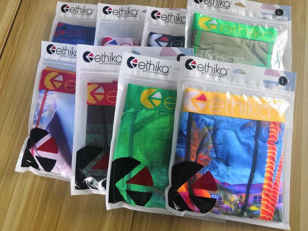 

random styles ethika men's staple underwear sports hip hop rock excise underwear skateboard street fashion streched quick dry by fedex, Black;white