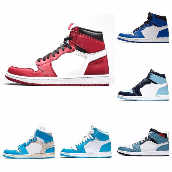 

new 1s high 3 shattered og bred toe banned game royal shoes men 1s shadow sneakers with box j#08-123