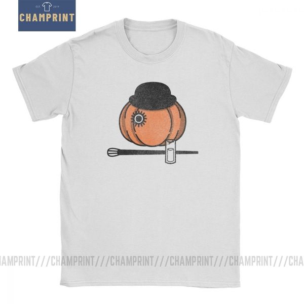 

a clockwork orange pumpkin t shirts men's cotton cool t-shirts alex droogs anthony movie tee shirt short sleeve 5xl 6xl