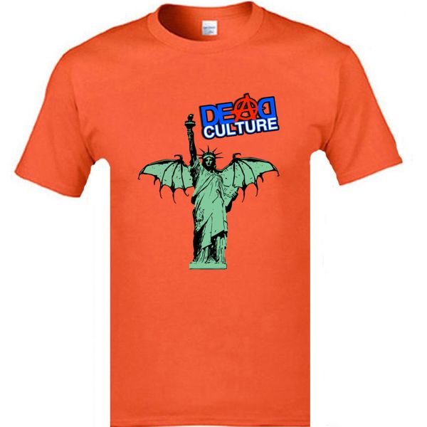 

men t-shirt liberty dead culture orange & tees pure cotton round neck short sleeve customized clothing shirt summer tshirts