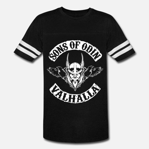 

sons of odin valhalla t shirt men cute cotton euro size s-3xl solid color cute new fashion summer pictures shirt
