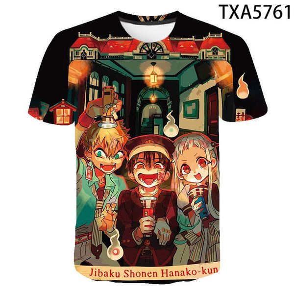 

toilet-bound hanako-kun boy girl cool 3d print shirts horror funny funny men clothing