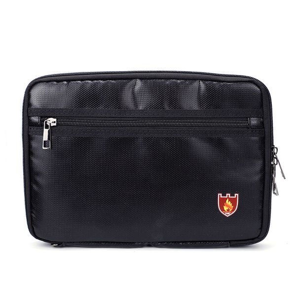 

zipper with strap file holder waterproof fireproof travel storage bag silicone