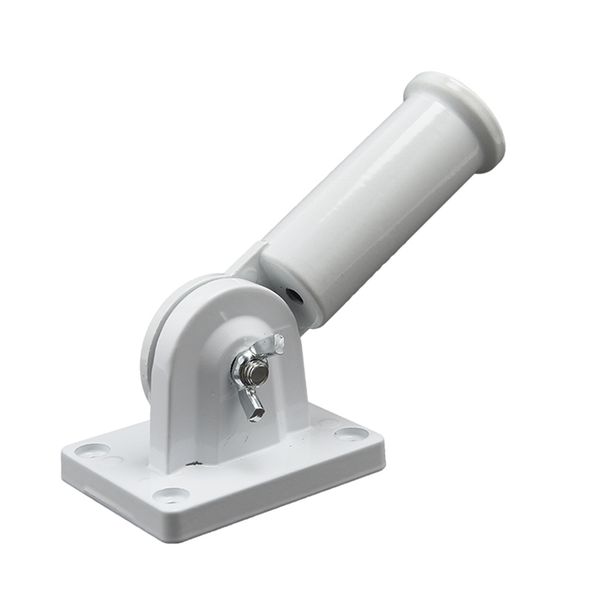 

adjustable wall mount outdoor patio flag pole holder 180 degree aluminium alloy