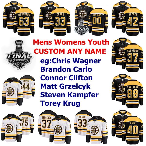 

2019 stanley cup final boston bruins jerseys womens danton heinen jersey krejci kuhlman sean kuraly lindholm hockey jerseys custom stitched, Black;red