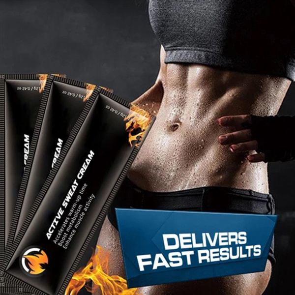 

10pcs/bag slimming cream sweat lose weight accelerate muscle activity cream thj99