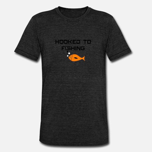 

hooked to fishing t shirt men knitted 100% cotton s-xxxl letter interesting basic spring trend shirt