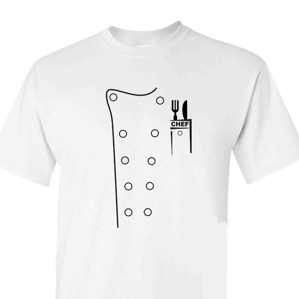 

new brand sale 100 % cotton new mens / womens funny novelty joke printed chef whites kitchen cooking t-shirtfunny shirts