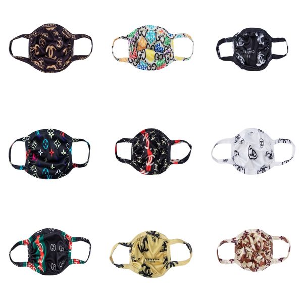 

child designer active protective masks boys girls cartoon mouth face masks s anti-dust breathable earloop washable reusable cotton mask#791