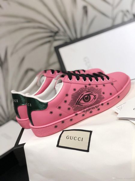 

luxury designer men's and women's couple sports shoes, ace bee casual shoes, comfortable and versatileaa, Red;white