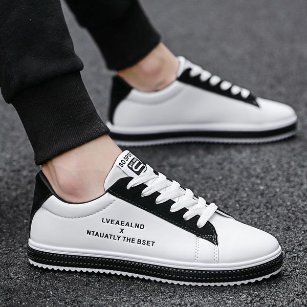 

men's fashion casual light comfortable shoes sneaker spring new men shoes non-slip walking shoe zapatillas fgt5, Black