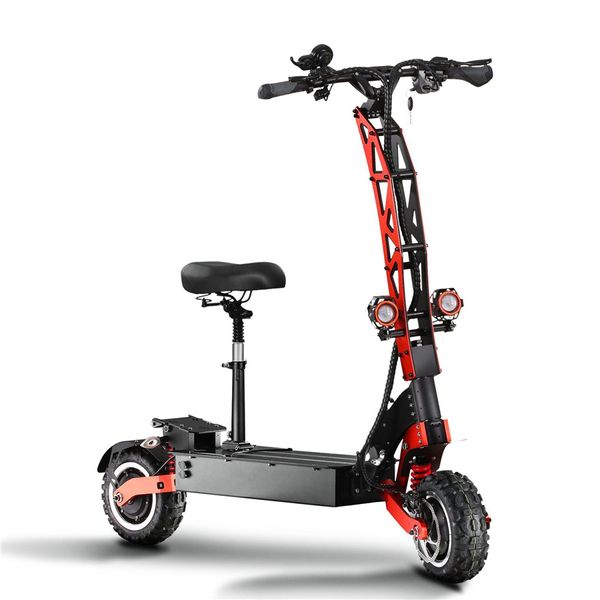 2020 мощный электрический скутер 60 В 5400 Вт 11 дюймов от дороги складной велосипед двойной моторный колесо E скутер складные взрослые скутеры