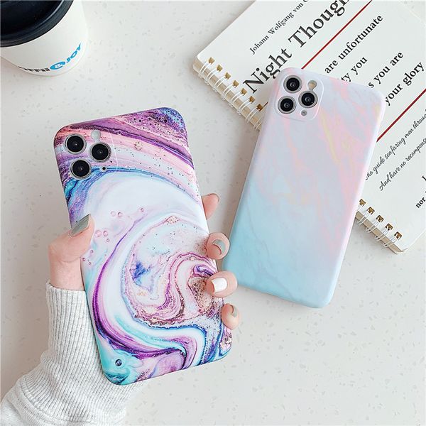 

fashion matte marble texture stone phone case for iphone 11 11pro max x xr xs max 7 8 plus soft silicone back cover