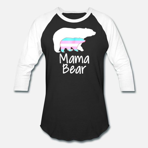 

lgbt mom mama bear mothers transgender pride t shirt men designs 100% cotton s-3xl standard famous basic spring autumn letter shirt