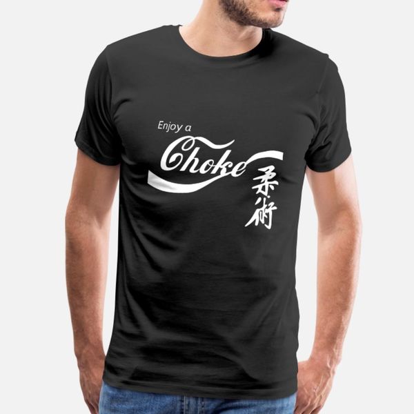 

enjoy a choke jiu jitsu martial arts funny gifts t shirt men designer 100% cotton o-neck natural interesting funny casual spring shirt