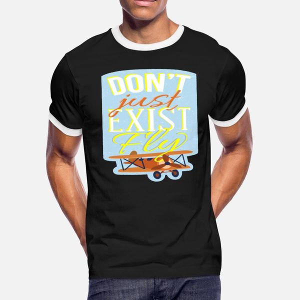 

aviator airplane t shirt men create tee shirt round collar fit fit new style spring autumn leisure shirt