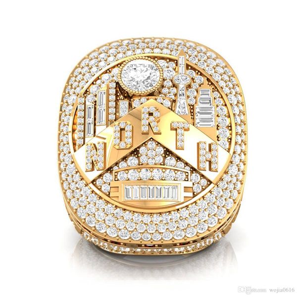 

new 2019 authority toronto championship ring raptors championship men rings tideholiday fans gifts lowry finger ring wholesale jewelry, Golden;silver