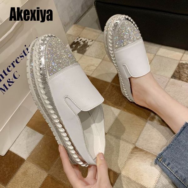 

2020 slides platform wedge slippers loafersheight increasing shoes women moccasin mules m wedges sandals for women u047, Black