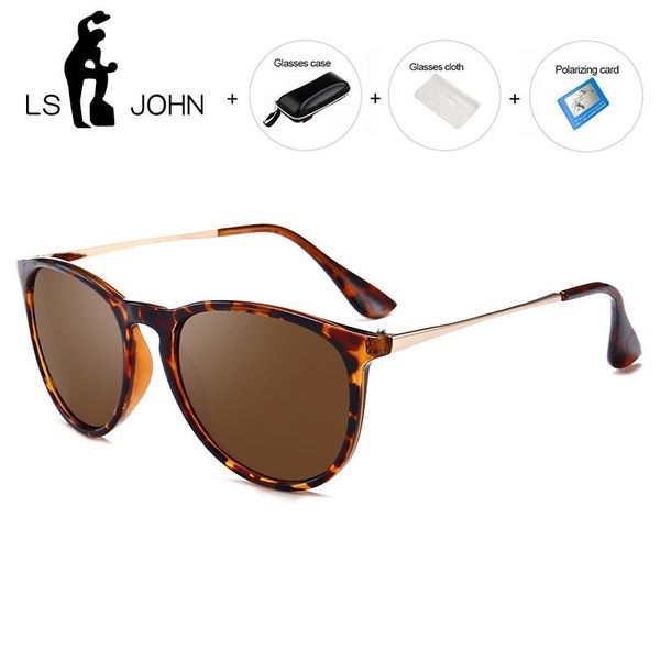 

ls john polarized sunglasses women brand designer ladies sun glasses for female feminino espelhado eyewear, White;black