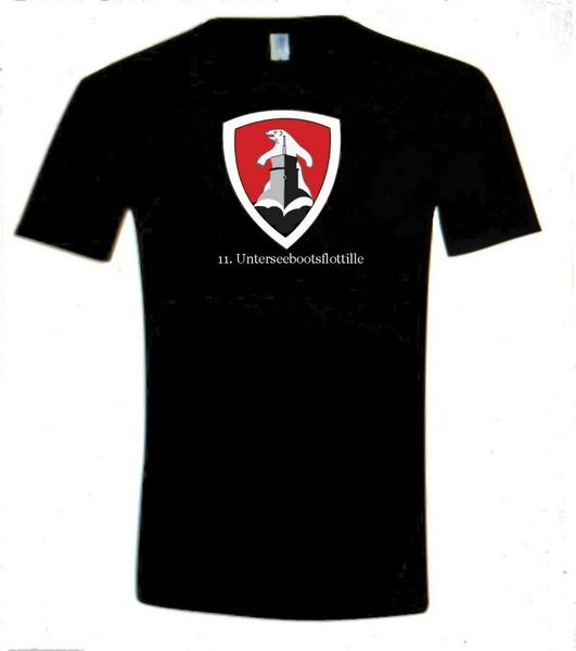 

ww2 german 11th sub-boat flute t-shirt wwii u-boat 2019 new summer casual o-neck solid color loose basic p t shirt