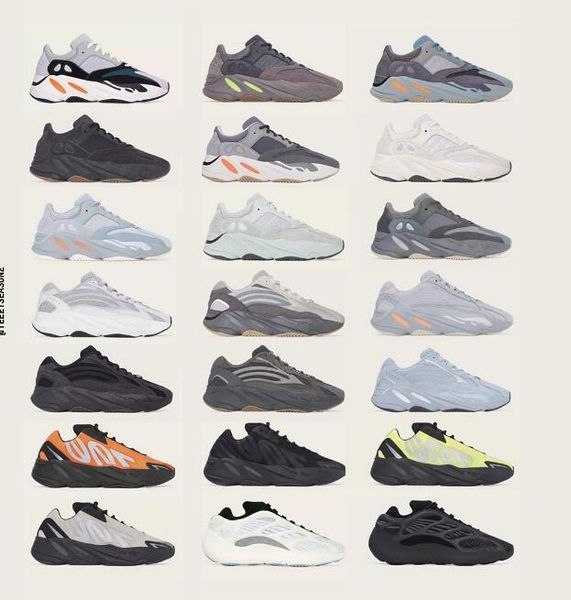

2020 stock 700 v2 x wave runner new kanye west relective v3 tie-dye women carbon teal static sports running sneakers men shoes with bo wdka#