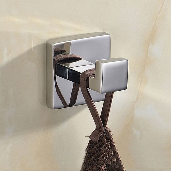 

wall stainless steel square coats robe towel hook clothes hat hanger